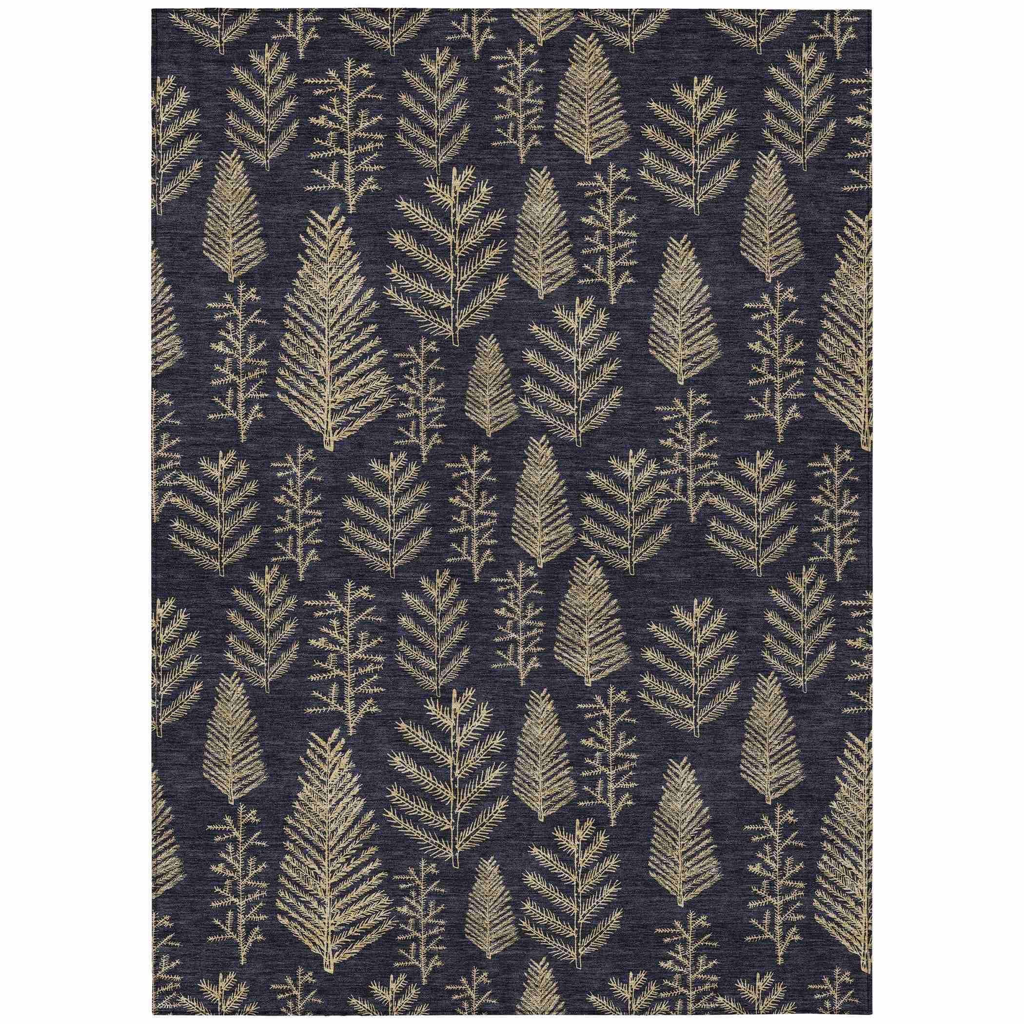 Addison Rugs Paelius Black Washable Indoor-Outdoor Rug