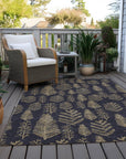 Addison Rugs Paelius Black Washable Indoor-Outdoor Rug
