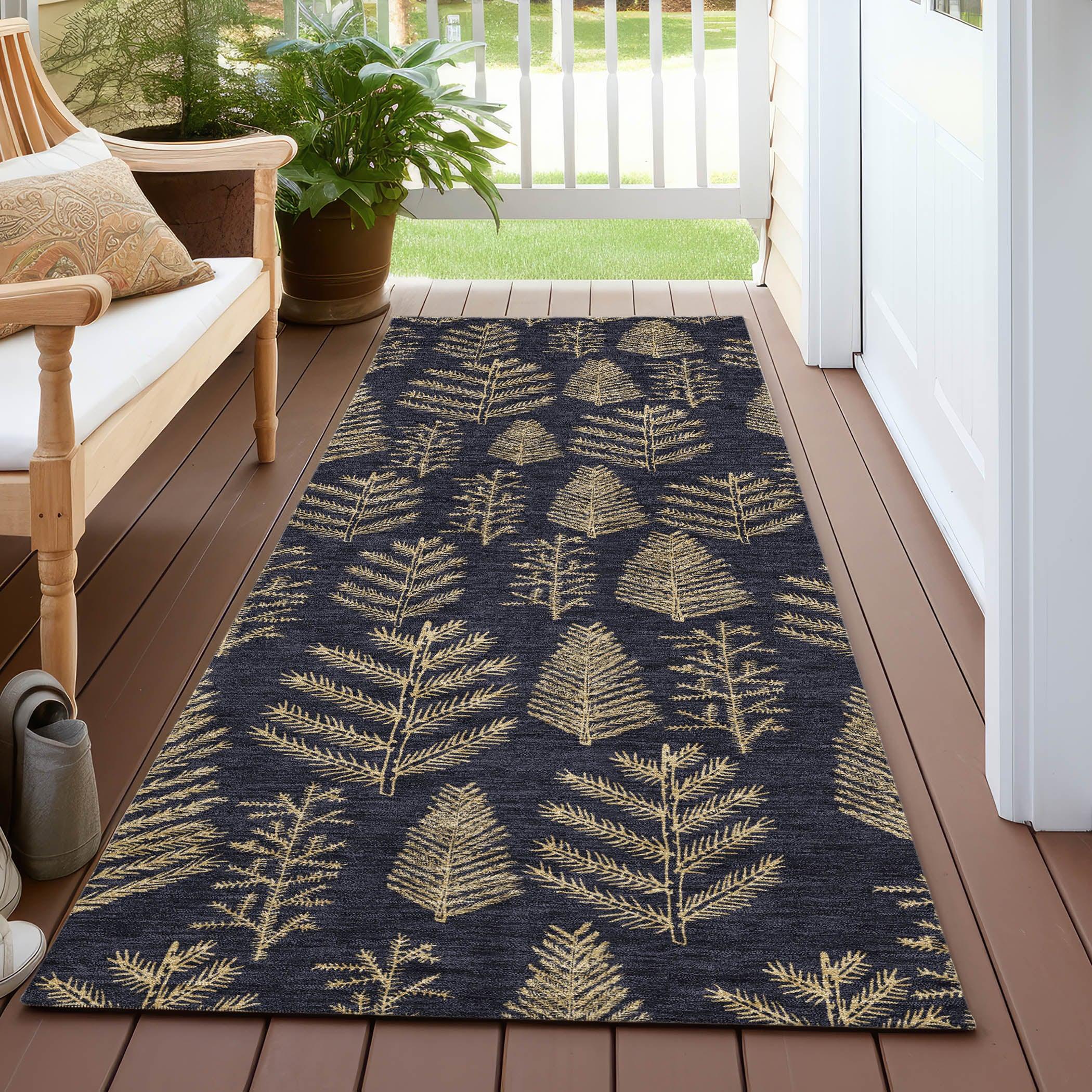 Addison Rugs Paelius Black Washable Indoor-Outdoor Rug