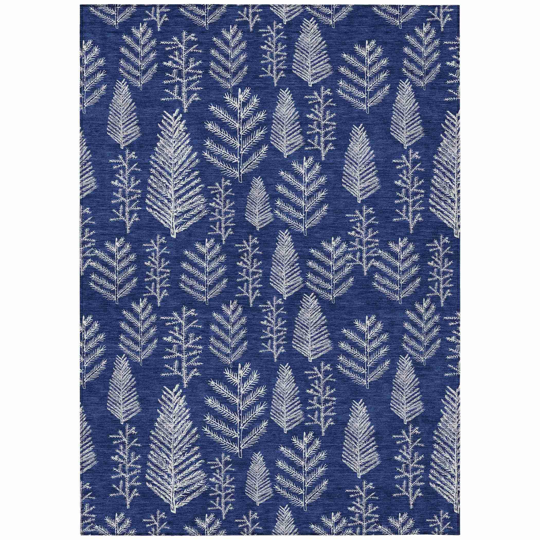 Addison Rugs Paelius Blue Washable Indoor-Outdoor Rug