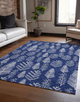 Addison Rugs Paelius Blue Washable Indoor-Outdoor Rug
