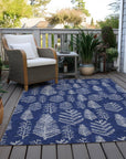 Addison Rugs Paelius Blue Washable Indoor-Outdoor Rug
