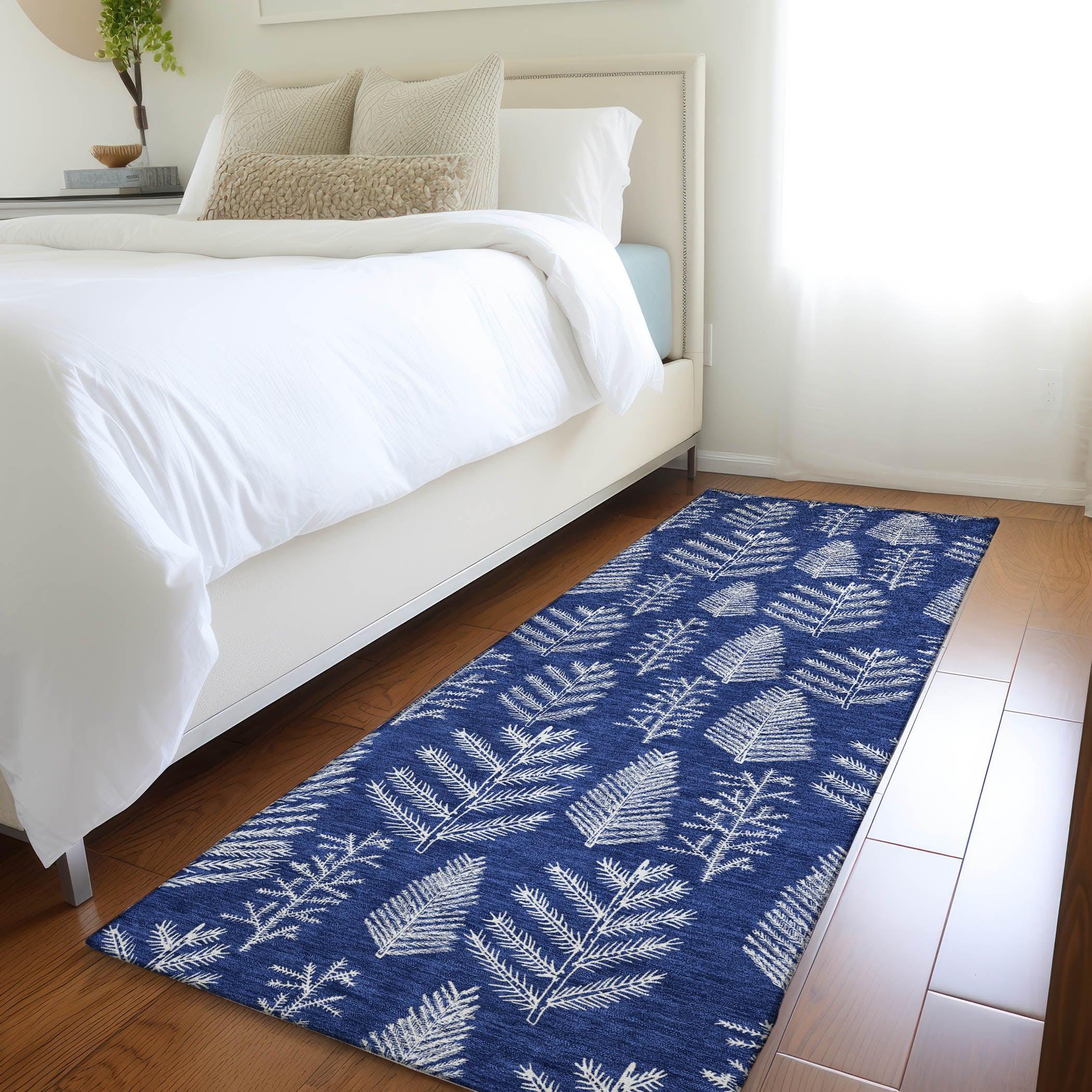 Addison Rugs Paelius Blue Washable Indoor-Outdoor Rug