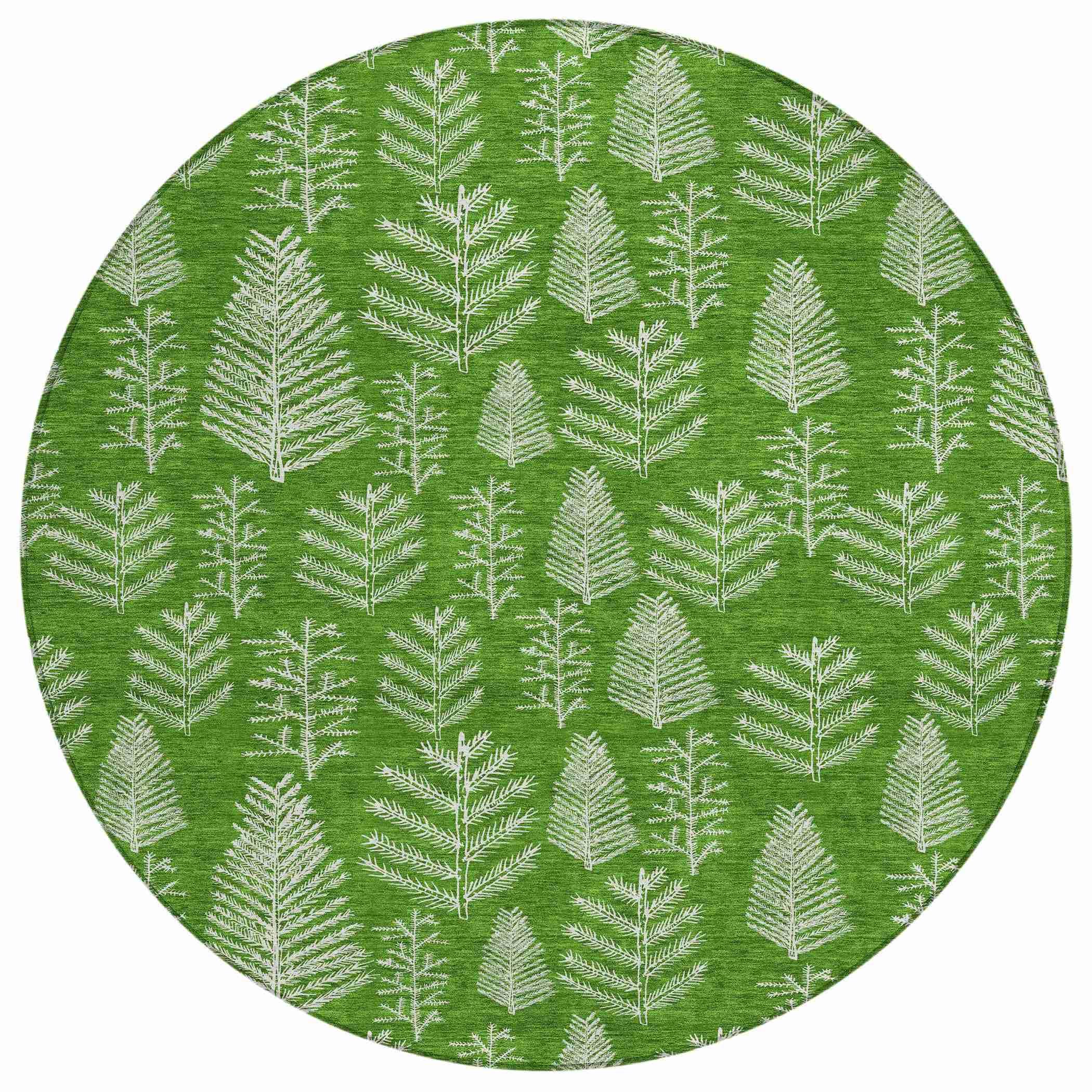 Addison Rugs Paelius Green Washable Indoor-Outdoor Rug