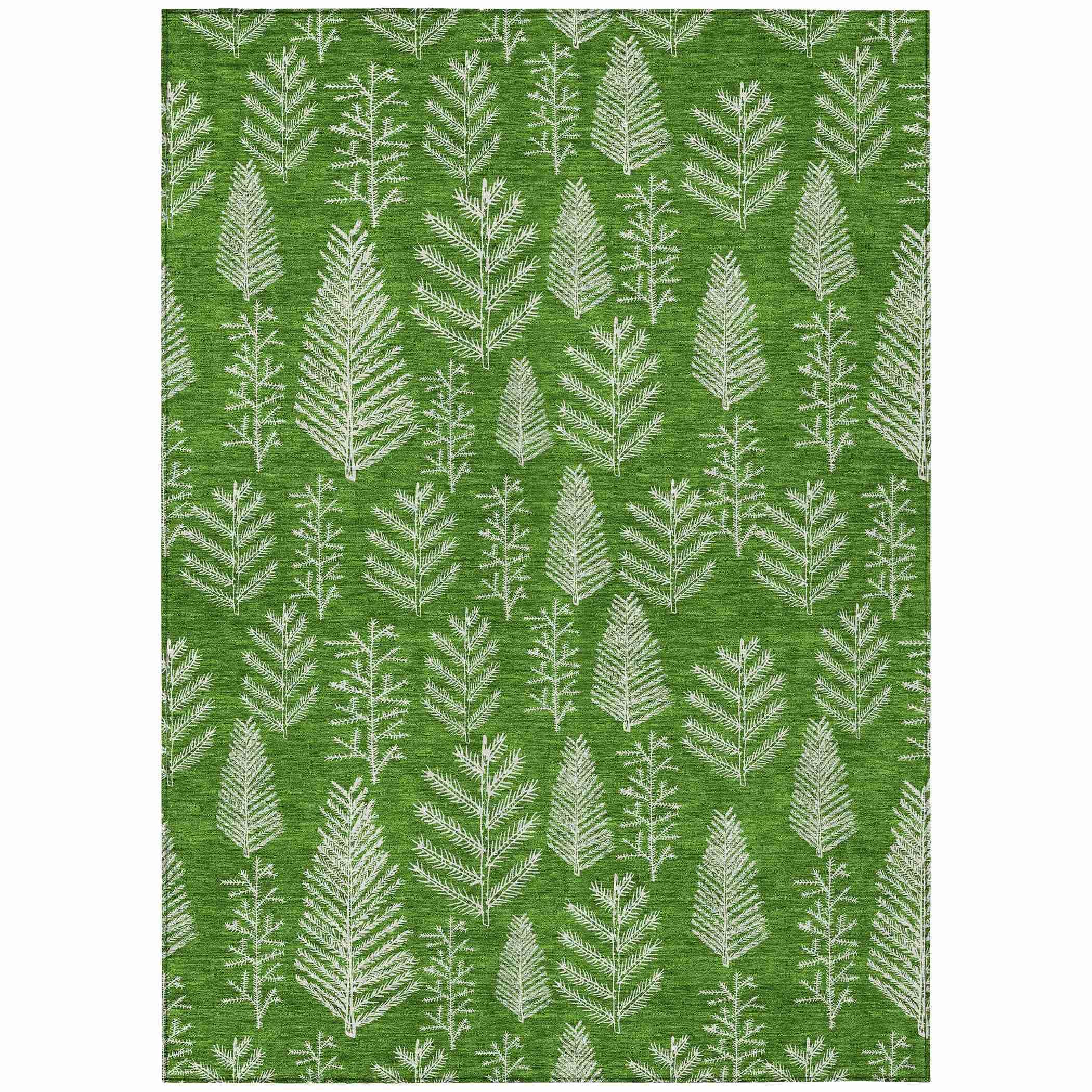 Addison Rugs Paelius Green Washable Indoor-Outdoor Rug