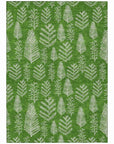 Addison Rugs Paelius Green Washable Indoor-Outdoor Rug