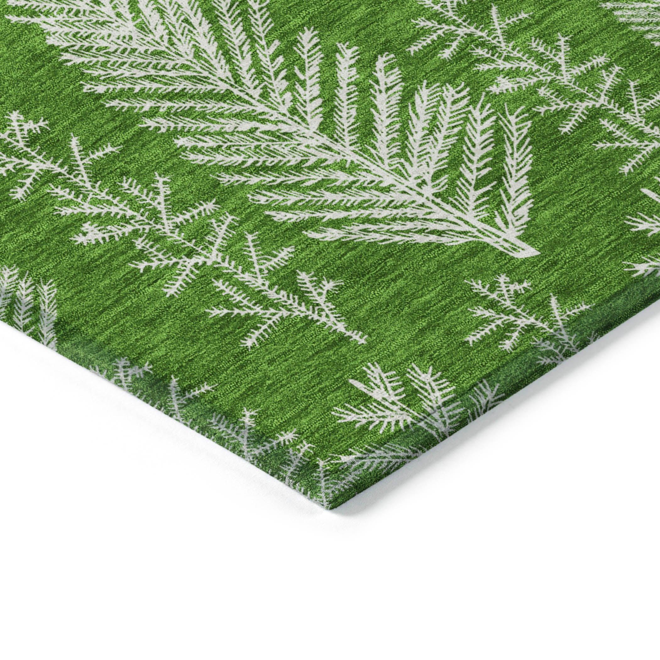 Addison Rugs Paelius Green Washable Indoor-Outdoor Rug
