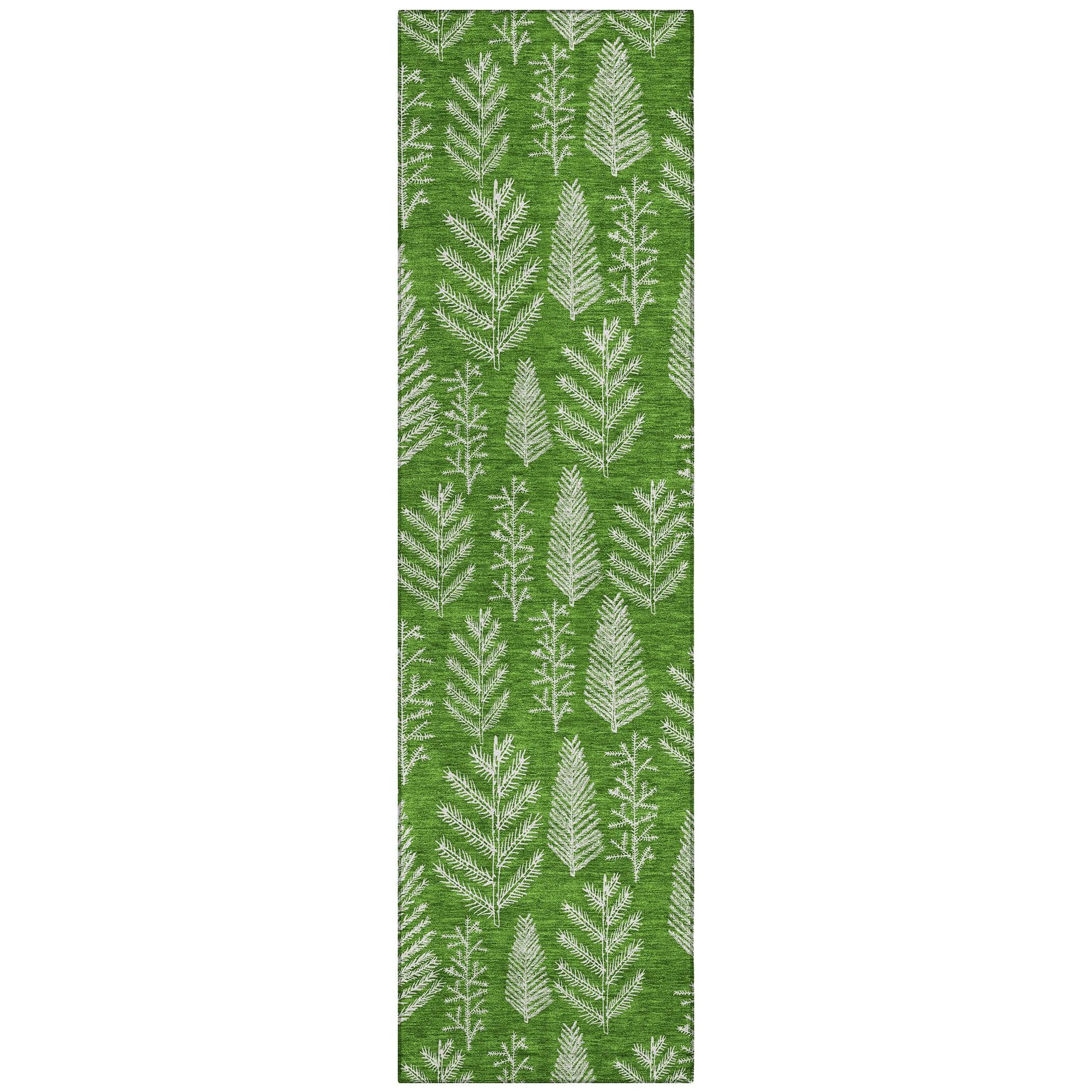 Addison Rugs Paelius Green Washable Indoor-Outdoor Rug