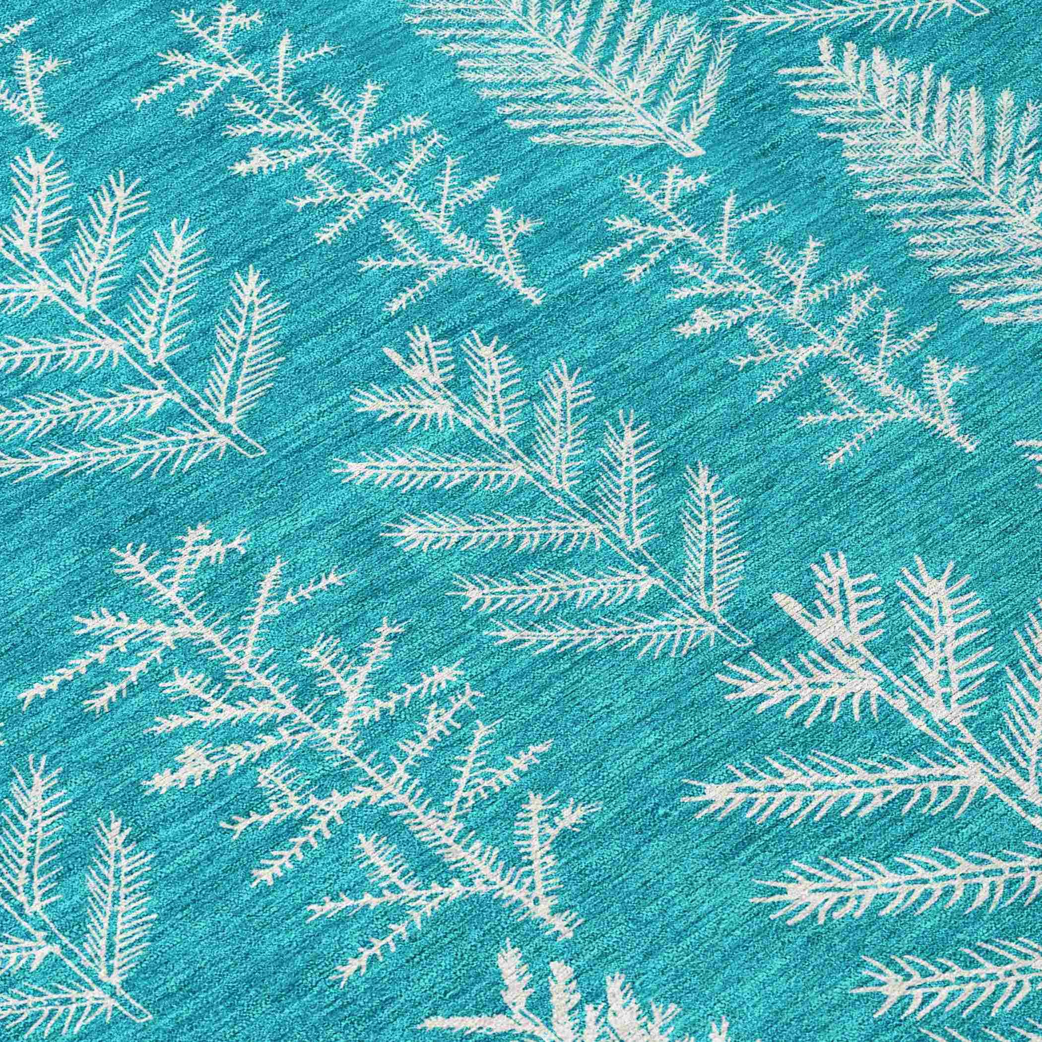 Addison Rugs Paelius Teal Washable Indoor-Outdoor Rug