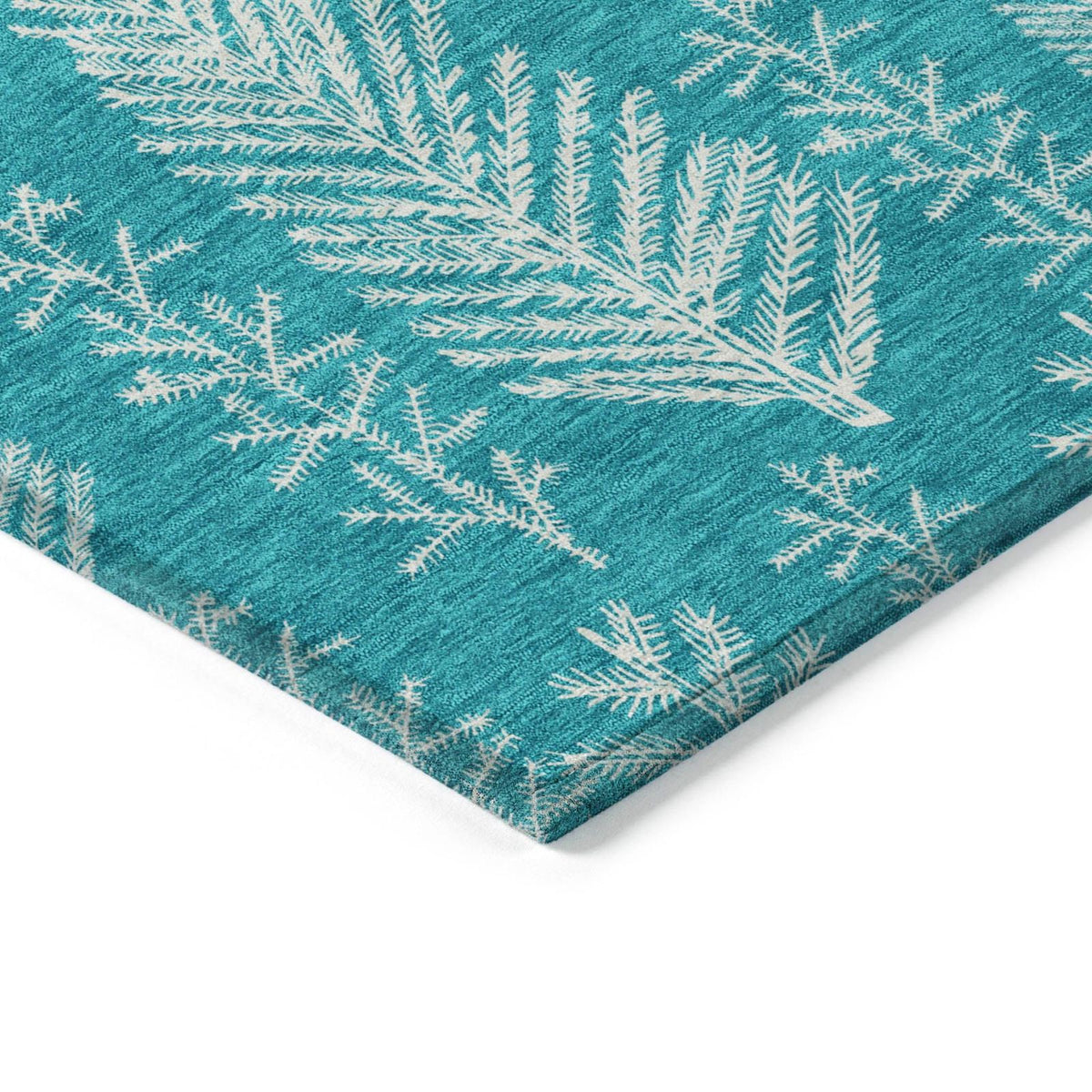 Addison Rugs Paelius Teal Washable Indoor-Outdoor Rug