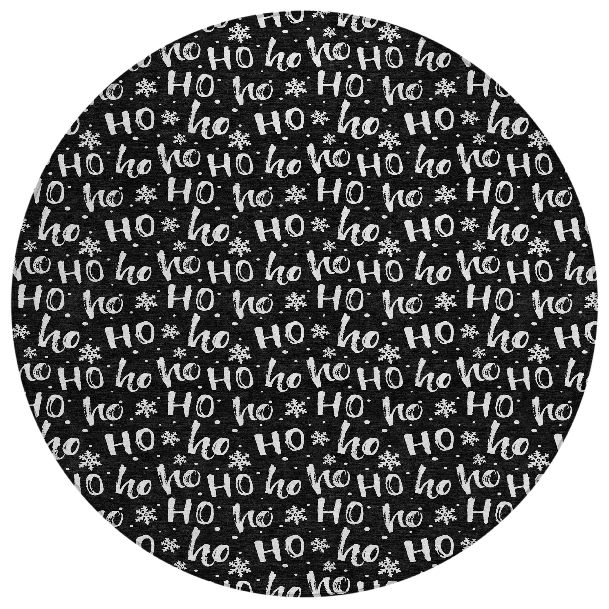 Addison Rugs Paelon Black Washable Indoor-Outdoor Rug