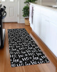 Addison Rugs Paelon Black Washable Indoor-Outdoor Rug