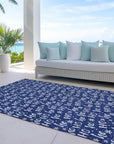 Addison Rugs Paelon Blue Washable Indoor-Outdoor Rug