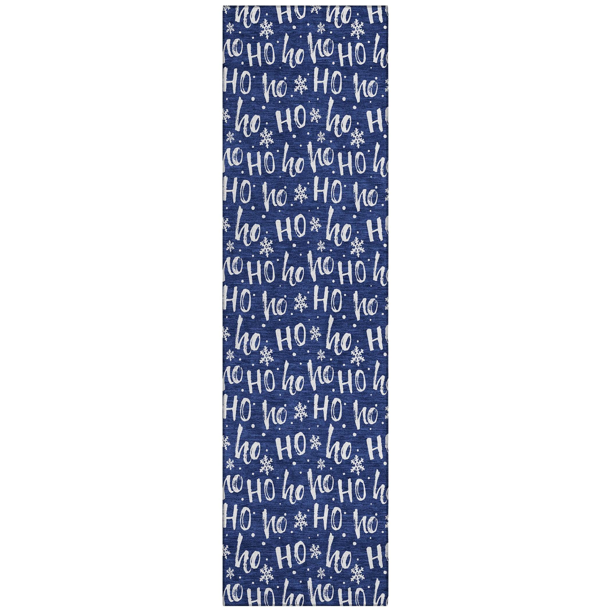 Addison Rugs Paelon Blue Washable Indoor-Outdoor Rug