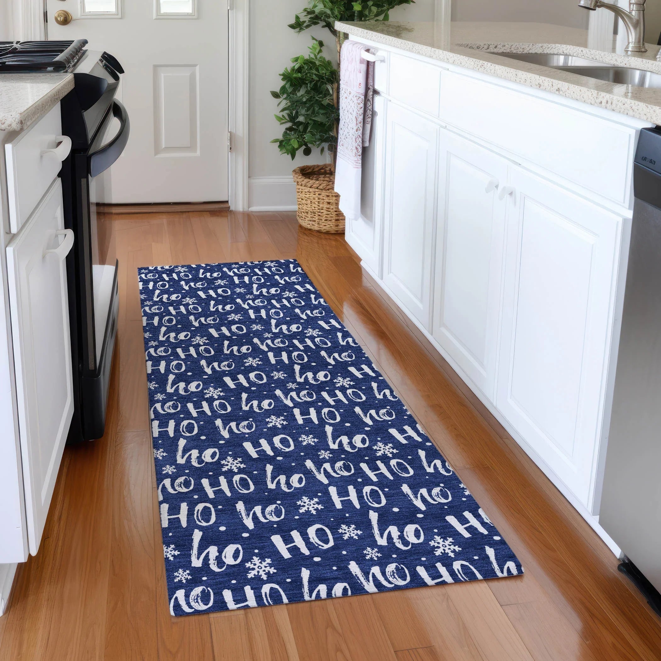 Addison Rugs Paelon Blue Washable Indoor-Outdoor Rug