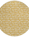 Addison Rugs Paelon Gold Washable Indoor-Outdoor Rug