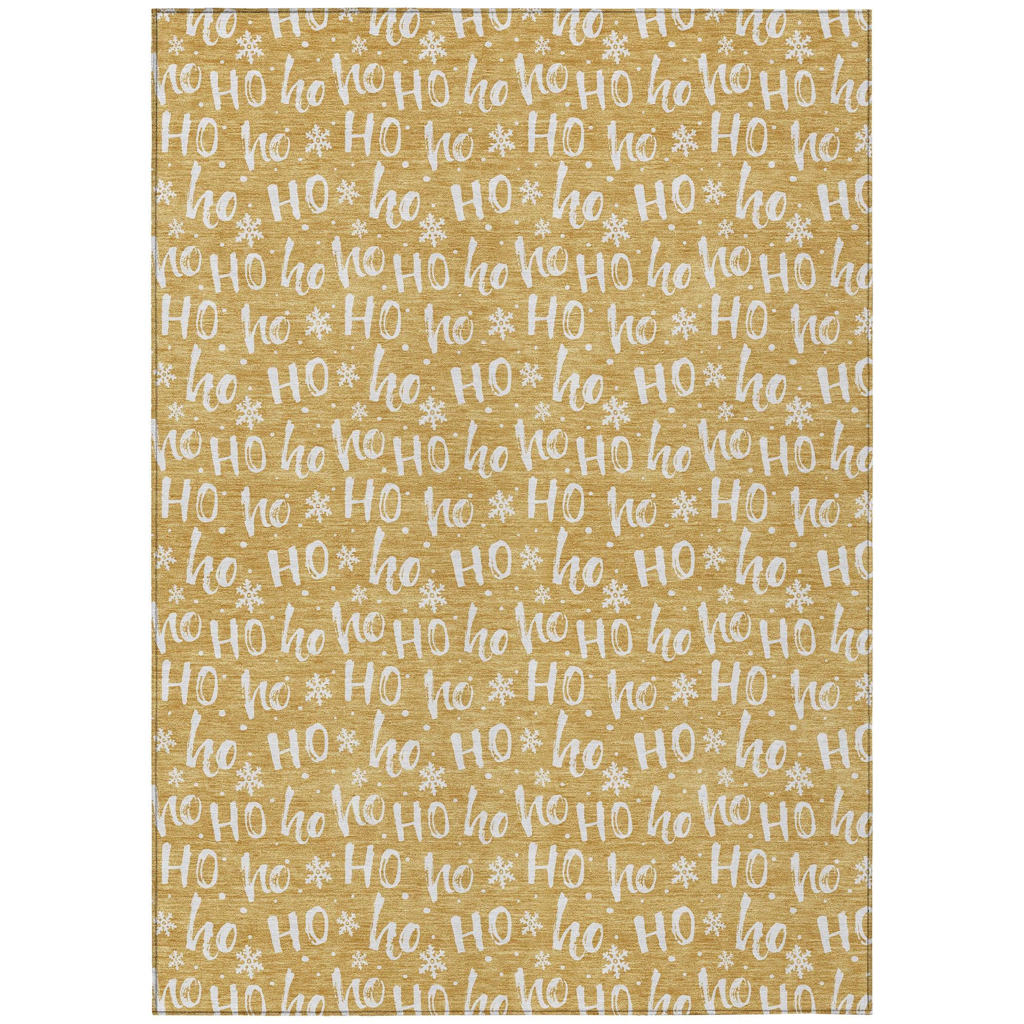 Addison Rugs Paelon Gold Washable Indoor-Outdoor Rug