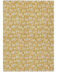 Addison Rugs Paelon Gold Washable Indoor-Outdoor Rug