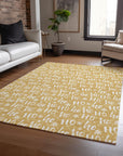 Addison Rugs Paelon Gold Washable Indoor-Outdoor Rug