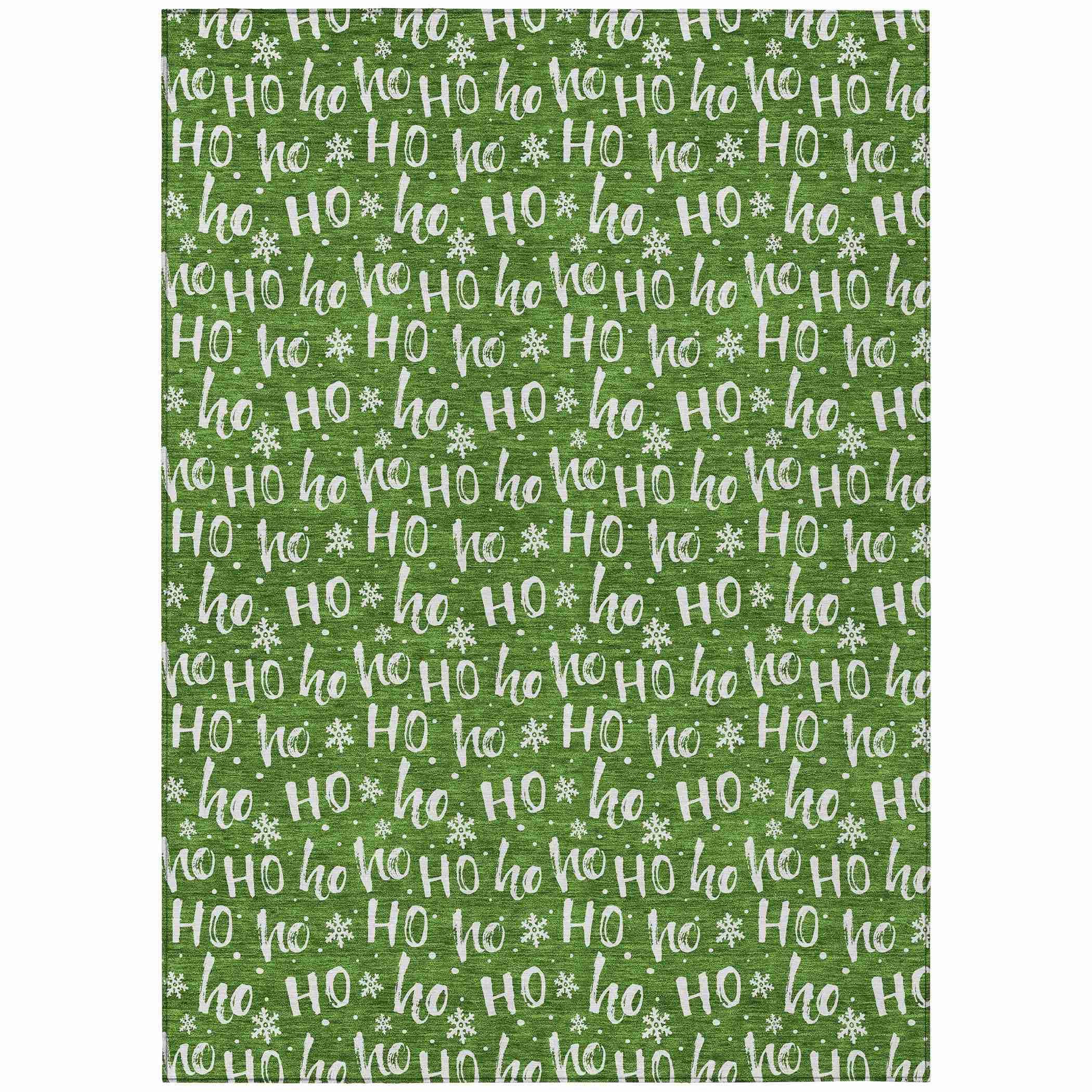 Addison Rugs Paelon Green Washable Indoor-Outdoor Rug