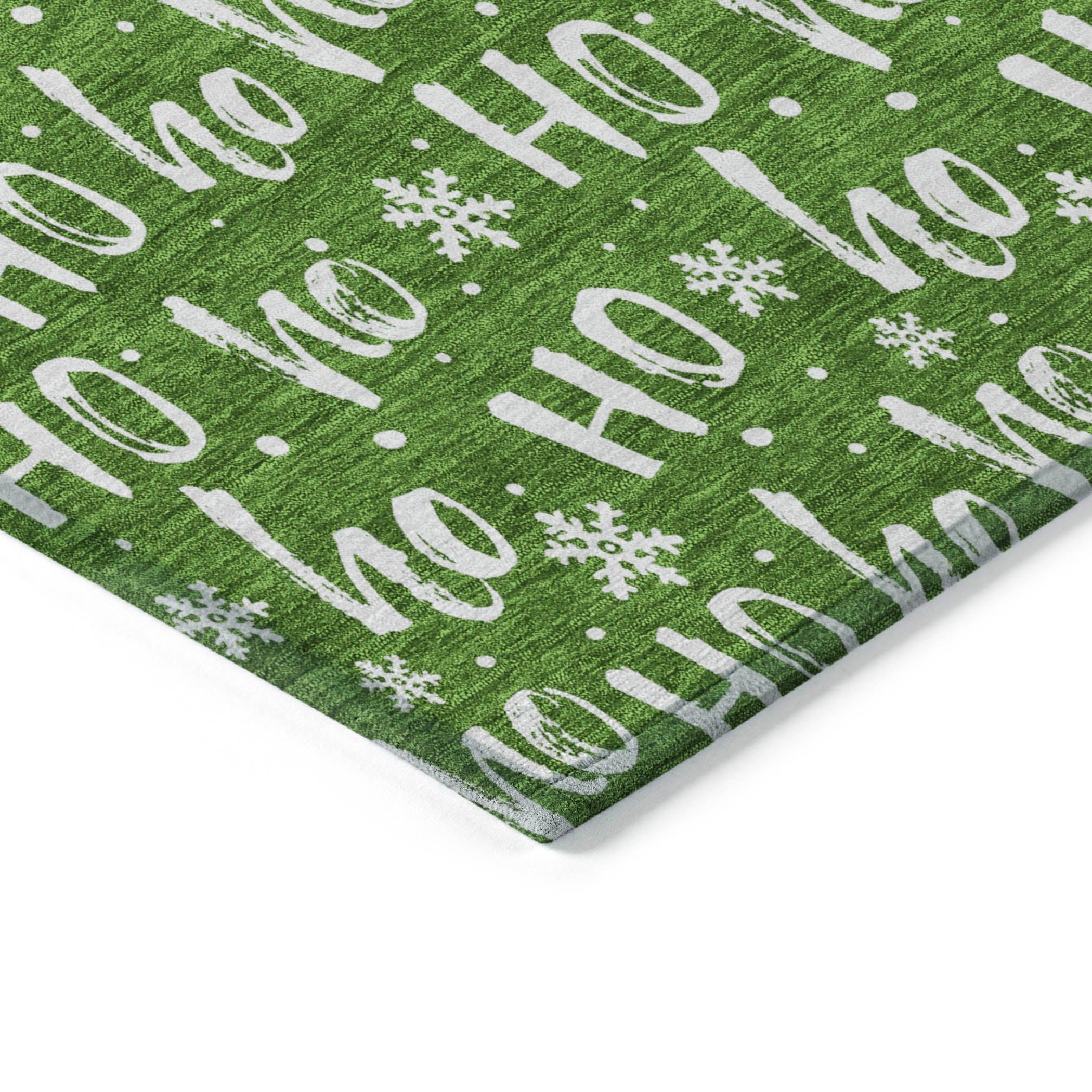 Addison Rugs Paelon Green Washable Indoor-Outdoor Rug