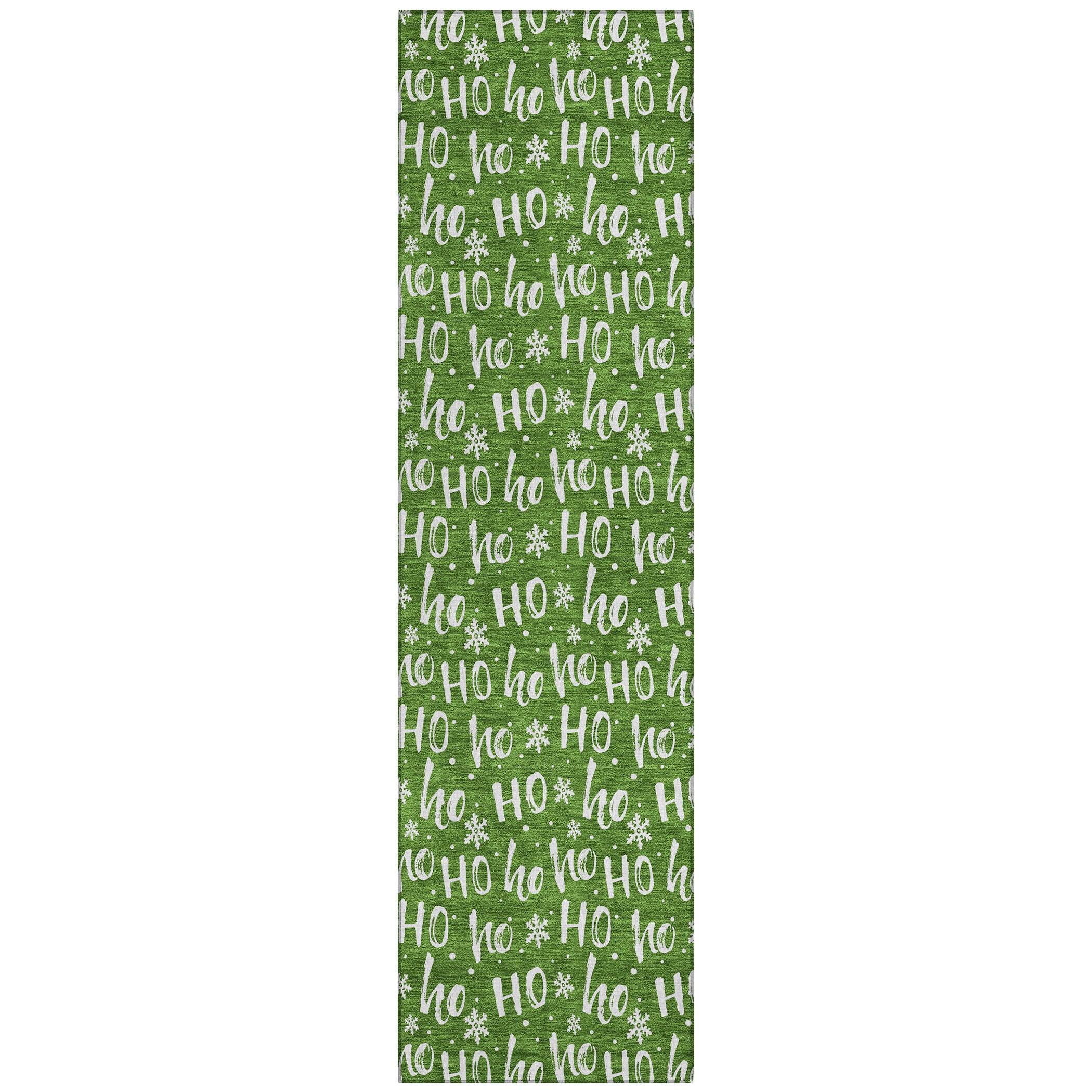 Addison Rugs Paelon Green Washable Indoor-Outdoor Rug