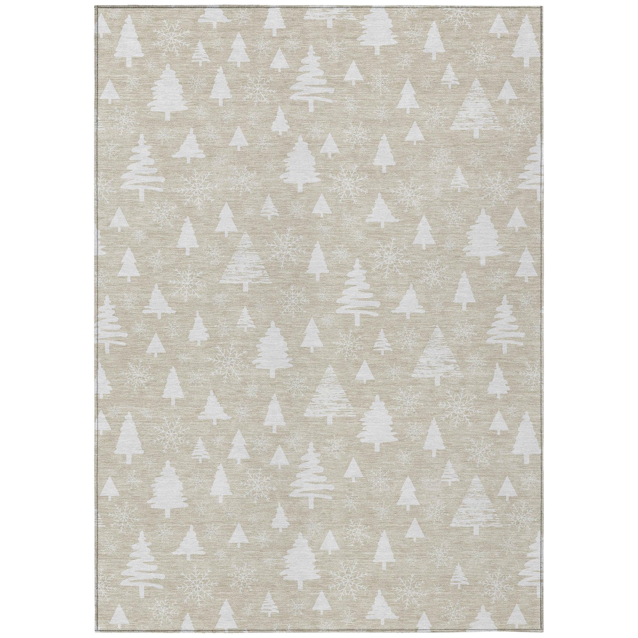 Addison Rugs Paelor Brown Washable Indoor-Outdoor Rug