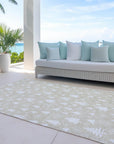 Addison Rugs Paelor Brown Washable Indoor-Outdoor Rug