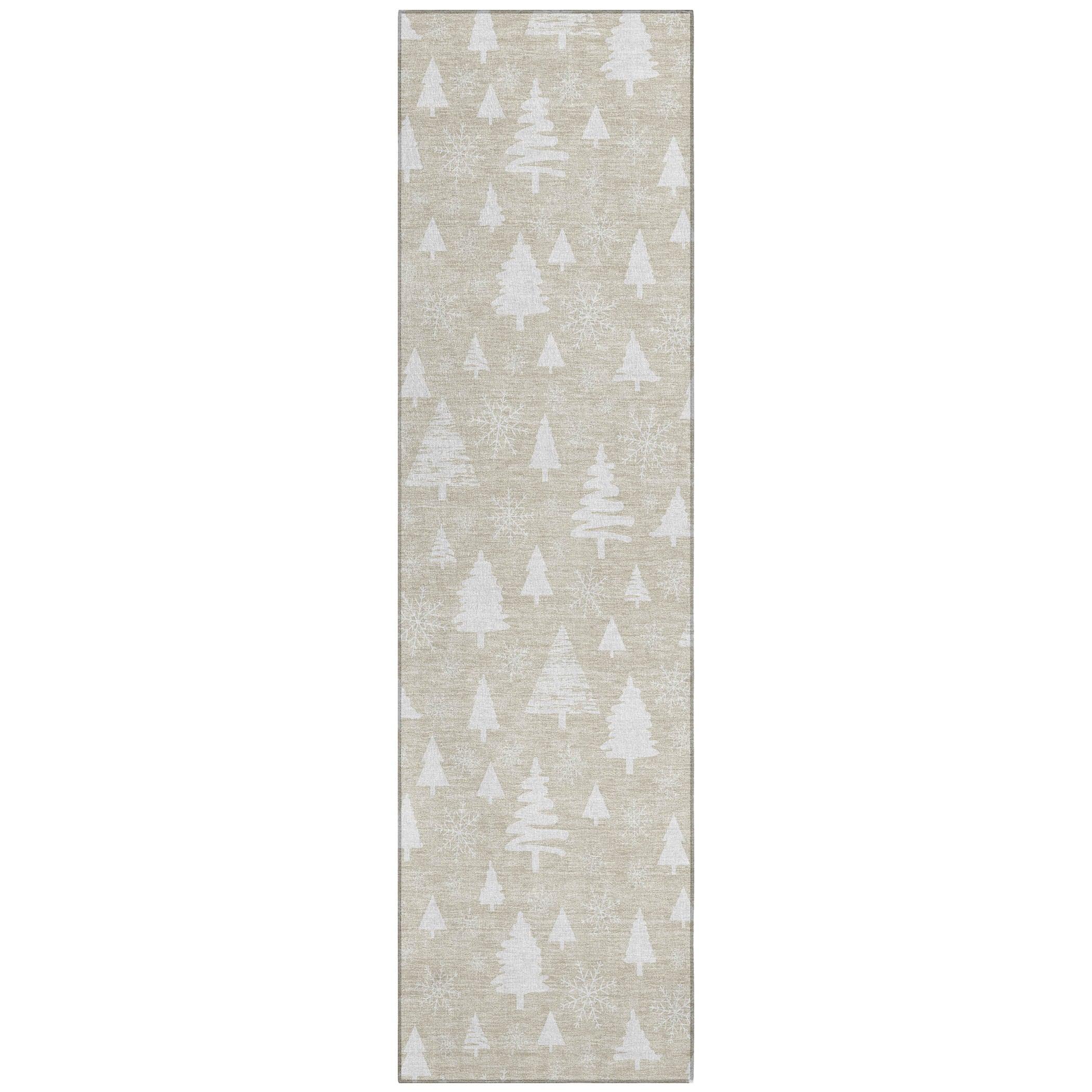 Addison Rugs Paelor Brown Washable Indoor-Outdoor Rug