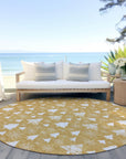 Addison Rugs Paelor Gold Washable Indoor-Outdoor Rug