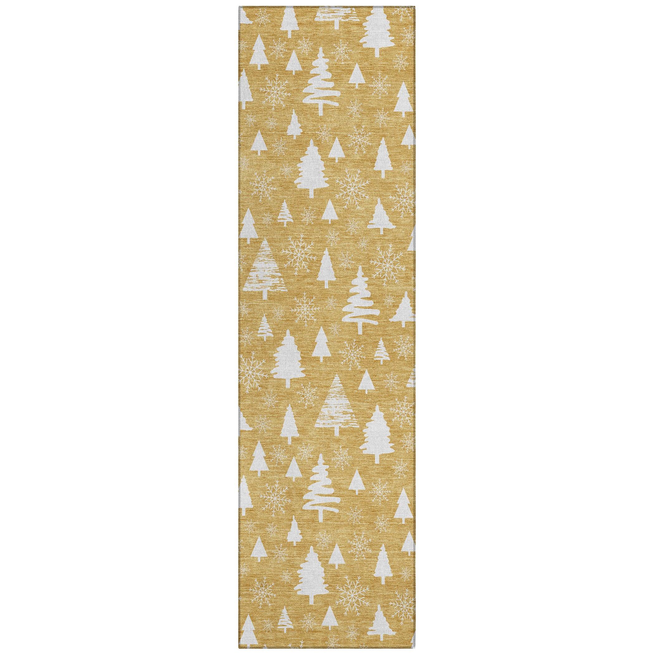 Addison Rugs Paelor Gold Washable Indoor-Outdoor Rug