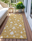 Addison Rugs Paelor Gold Washable Indoor-Outdoor Rug