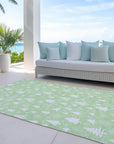 Addison Rugs Paelor Green Washable Indoor-Outdoor Rug