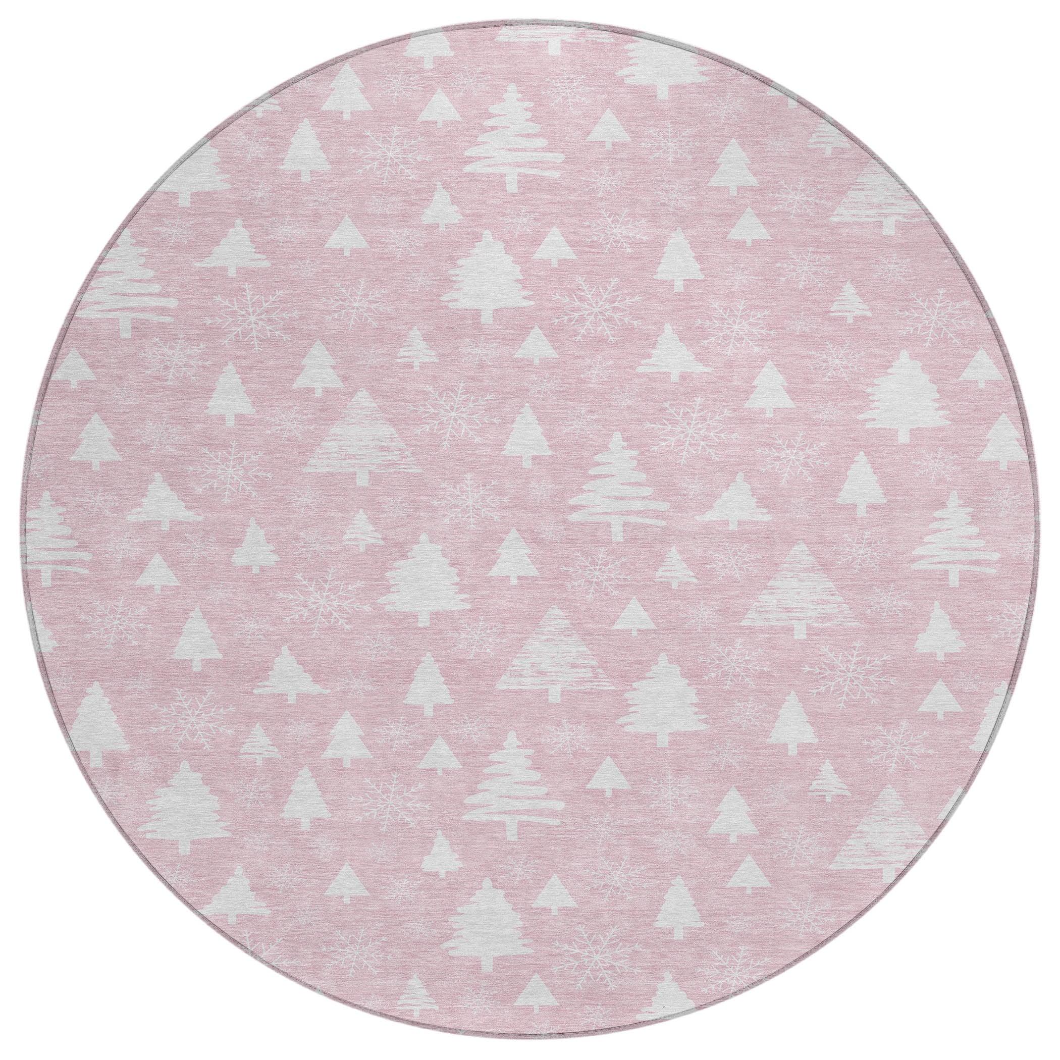 Addison Rugs Paelor Pink Washable Indoor-Outdoor Rug