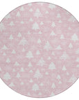 Addison Rugs Paelor Pink Washable Indoor-Outdoor Rug