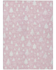 Addison Rugs Paelor Pink Washable Indoor-Outdoor Rug