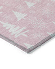 Addison Rugs Paelor Pink Washable Indoor-Outdoor Rug