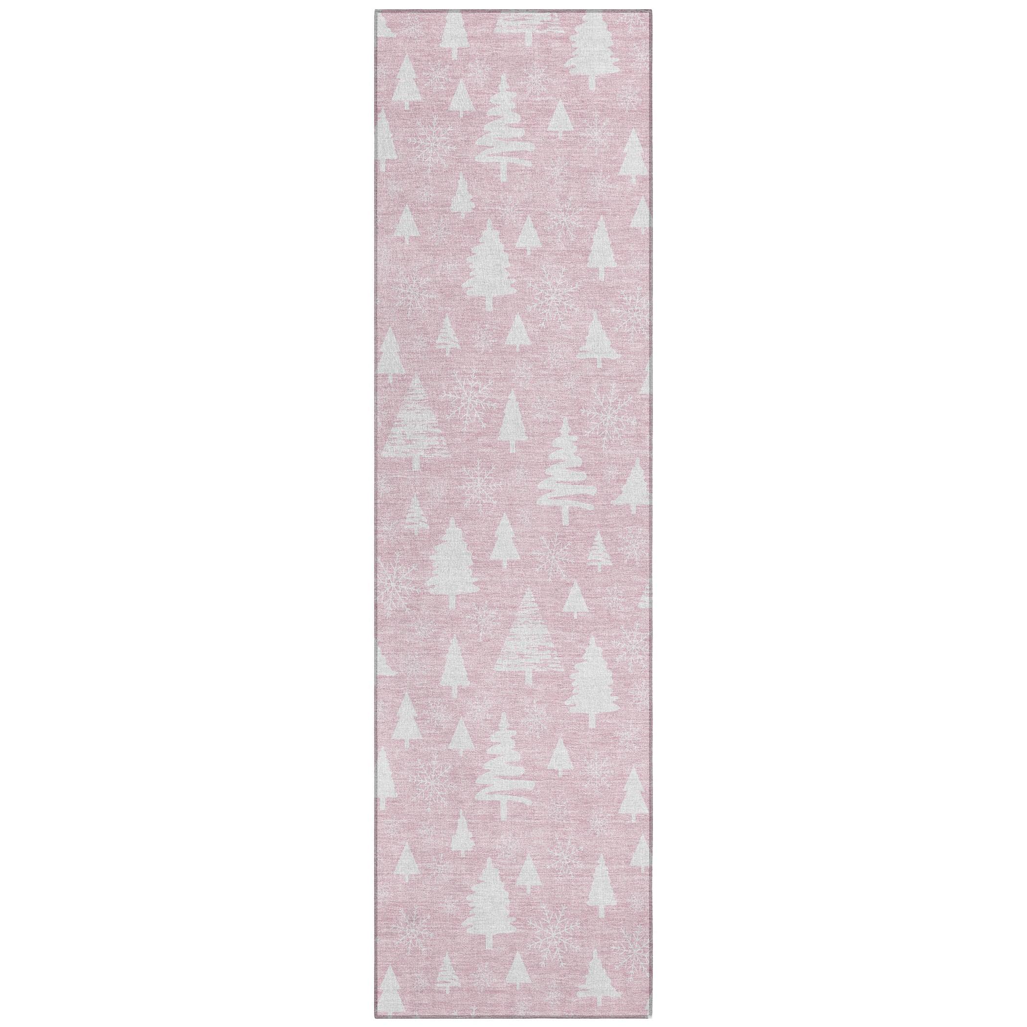Addison Rugs Paelor Pink Washable Indoor-Outdoor Rug