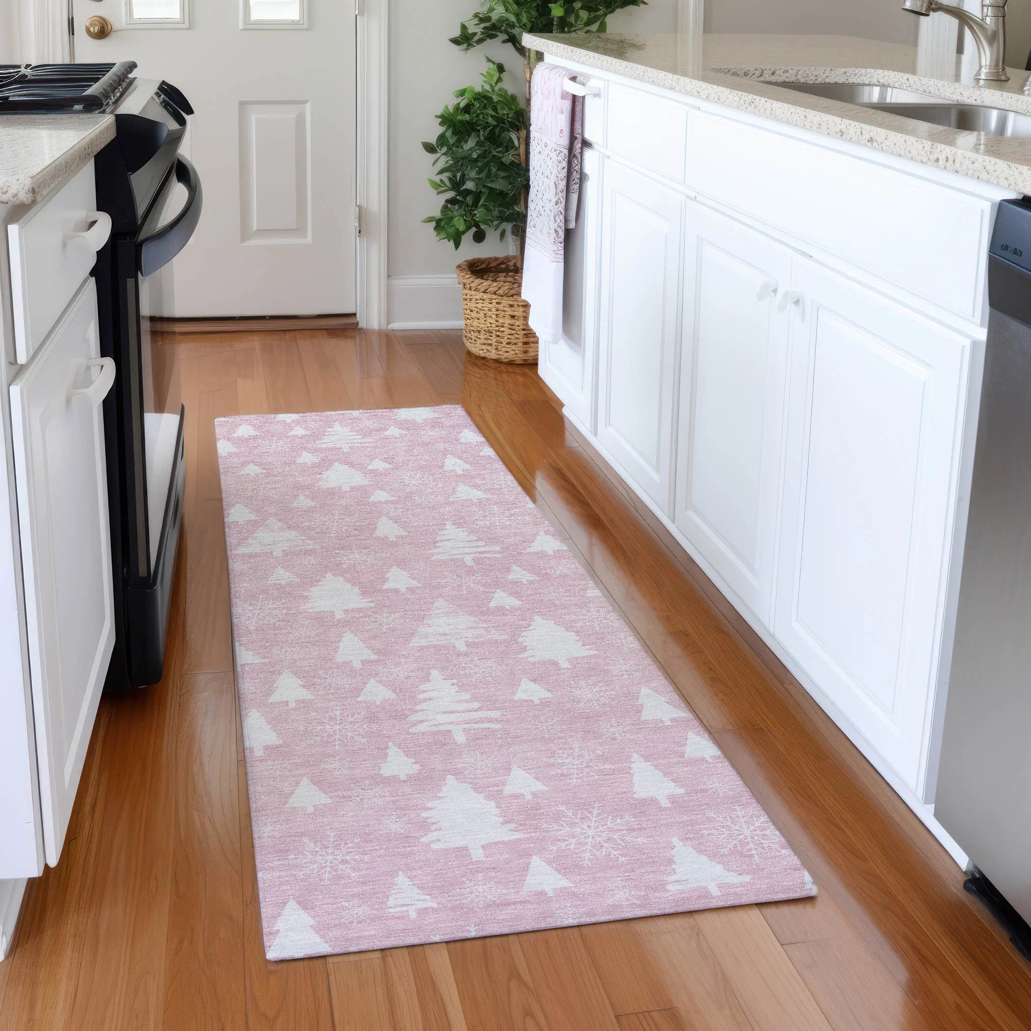 Addison Rugs Paelor Pink Washable Indoor-Outdoor Rug