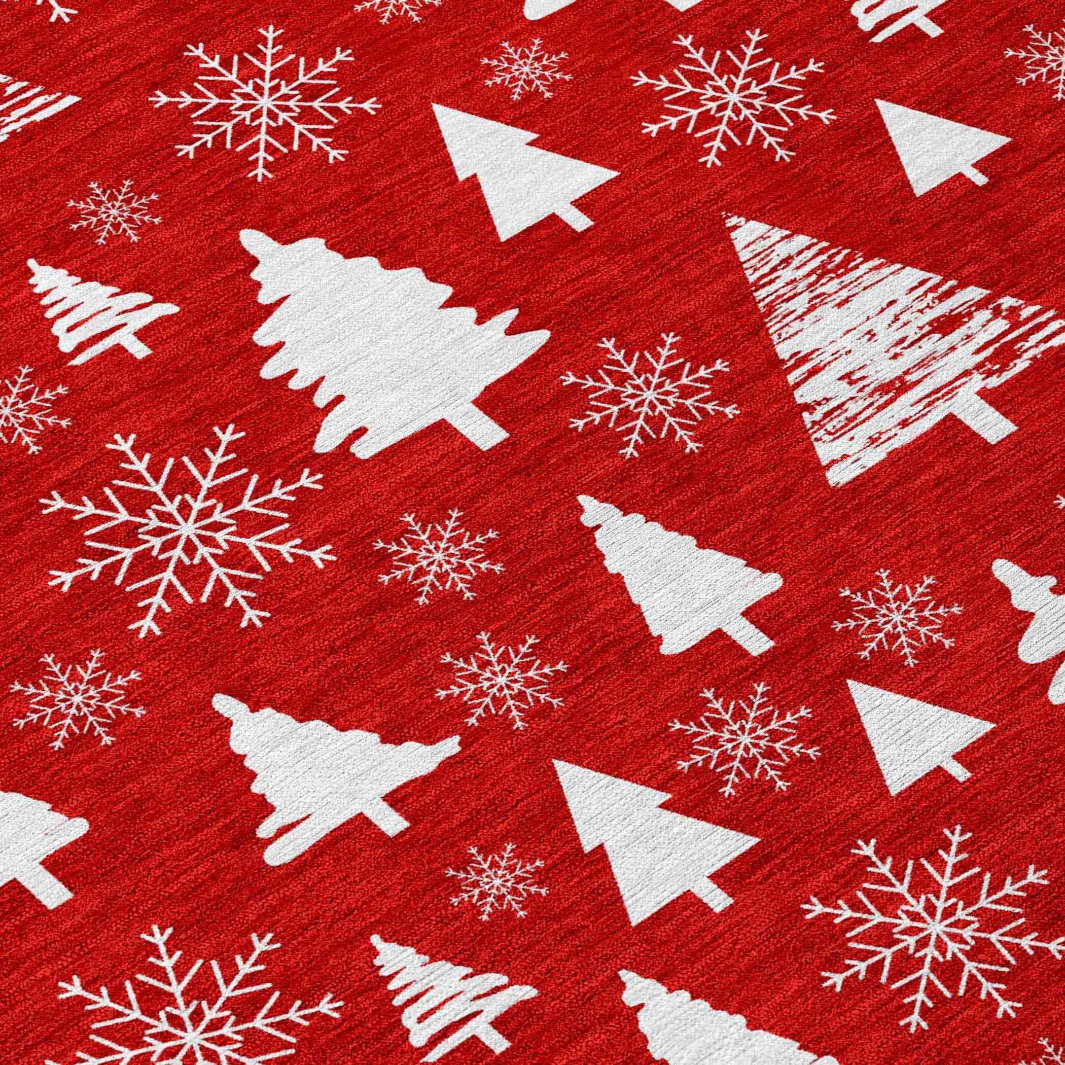 Addison Rugs Paelor Red Washable Indoor-Outdoor Rug