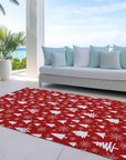 Addison Rugs Paelor Red Washable Indoor-Outdoor Rug