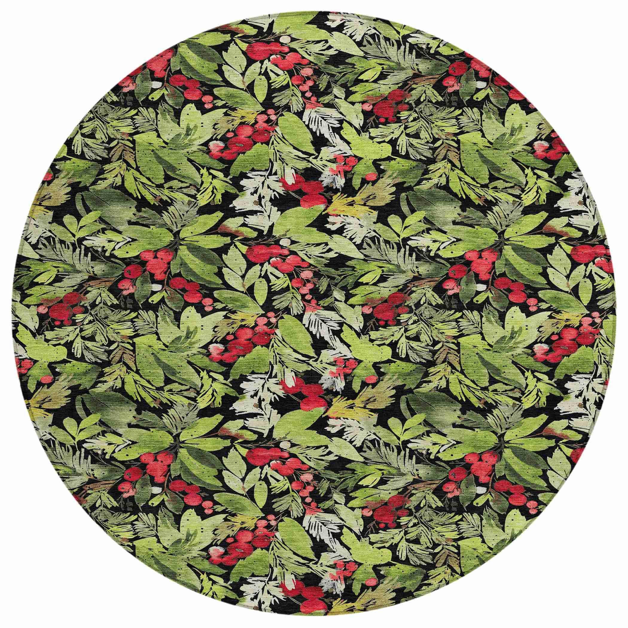 Addison Rugs Paelora Black Washable Indoor-Outdoor Rug