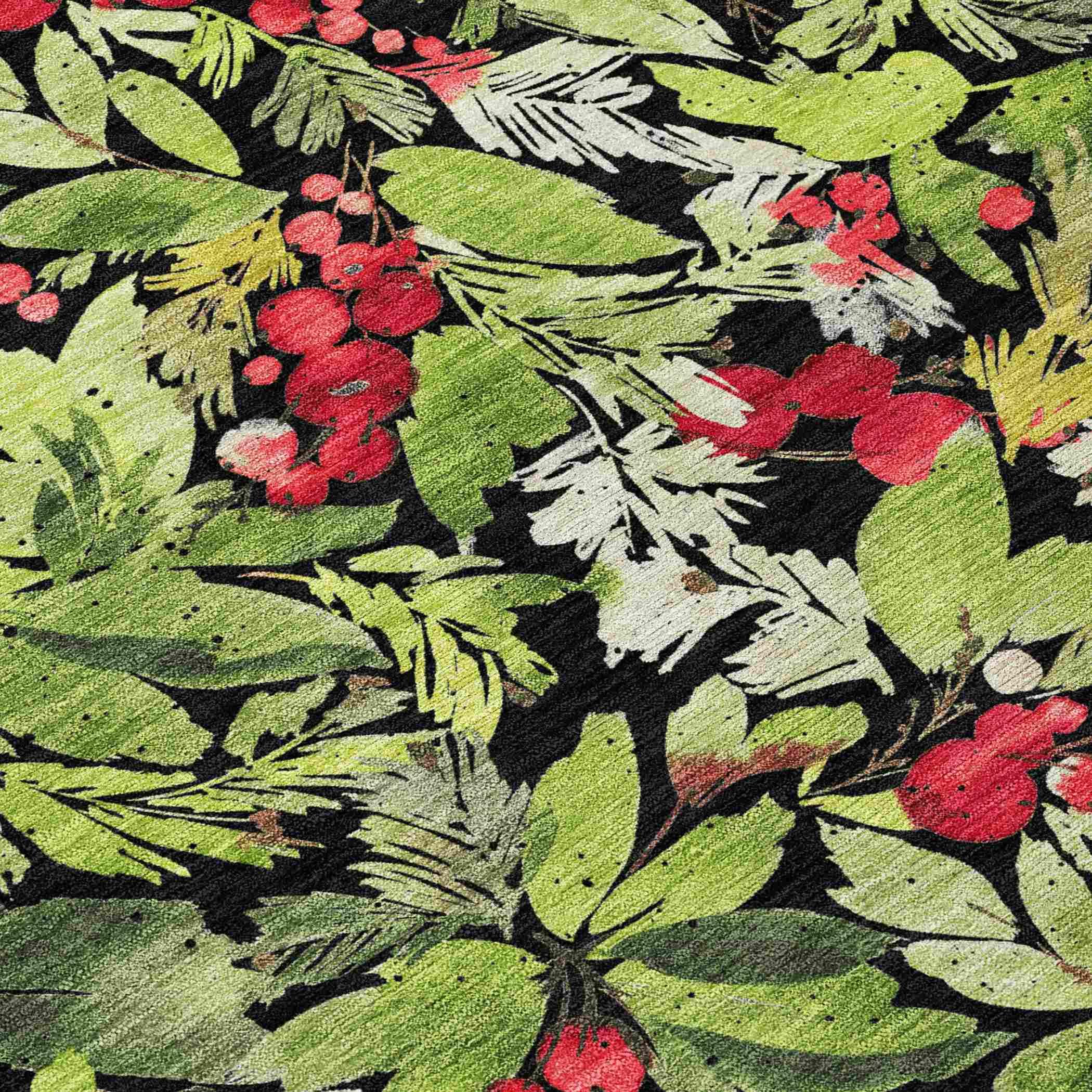 Addison Rugs Paelora Black Washable Indoor-Outdoor Rug