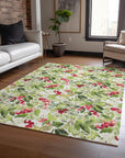 Addison Rugs Paelora Green Washable Indoor-Outdoor Rug