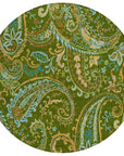 Addison Rugs Paisley Green Washable Indoor-Outdoor Rug