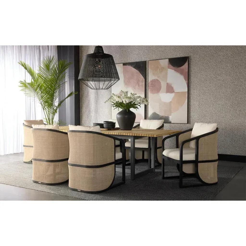 SUNPAN Palermo Fabric Outdoor Dining Armchair