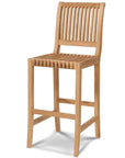 HiTeak Palm Teak Outdoor Bar Chair