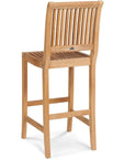 HiTeak Palm Teak Outdoor Bar Chair