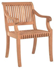 HiTeak Palm Teak Outdoor Dining Armchair