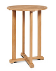 HiTeak Palm Teak Patio Round Bar Height Bar Set 3 PC